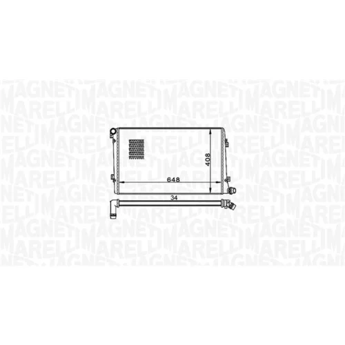 Chladič motora 350213157300 (MAGNETI MARELLI) - obr. 1