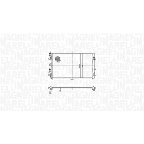 Chladič motora 350213167900 (MAGNETI MARELLI) - obr. 1