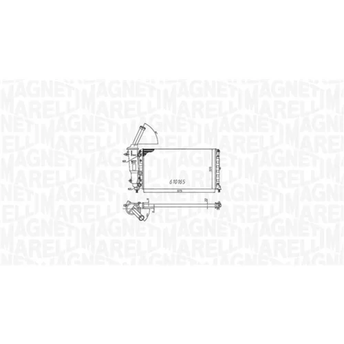 Chladič motora MAGNETI MARELLI 350213176000