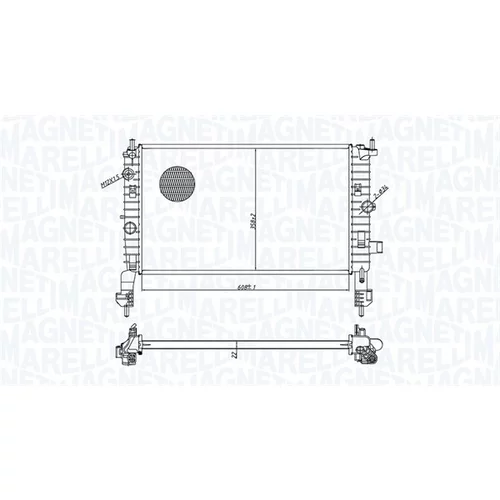 Chladič motora MAGNETI MARELLI 350213179100