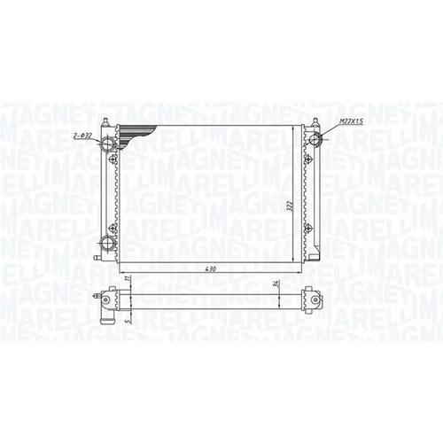 Chladič motora 350213187400 (MAGNETI MARELLI) - obr. 1