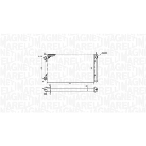 Chladič motora 350213187500 (MAGNETI MARELLI) - obr. 1