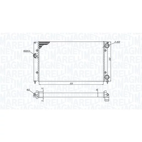 Chladič motora 350213187600 (MAGNETI MARELLI) - obr. 1
