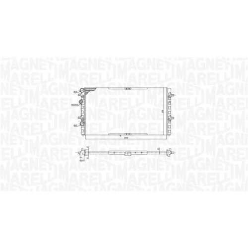 Chladič motora 350213191400 (MAGNETI MARELLI) - obr. 1