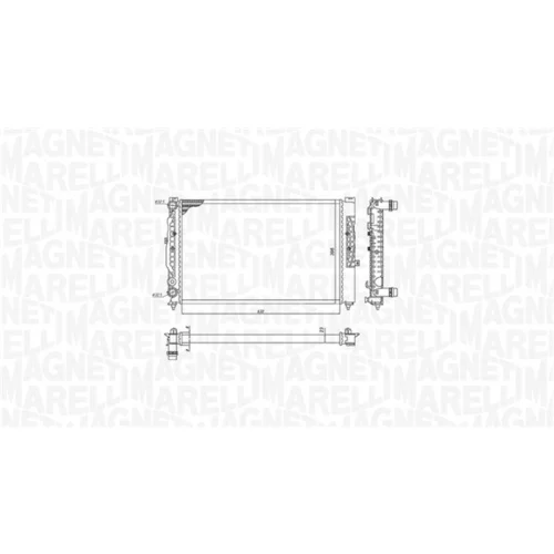 Chladič motora MAGNETI MARELLI 350213191700