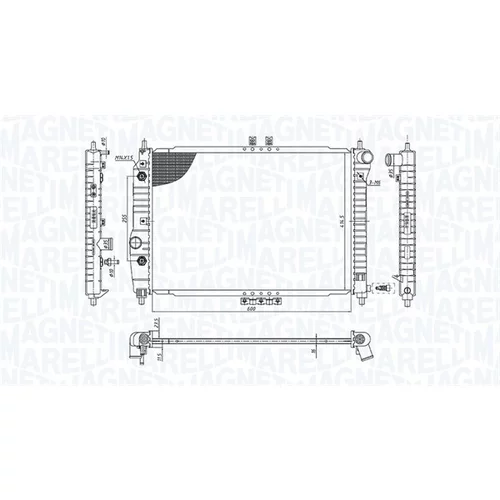 Chladič motora MAGNETI MARELLI 350213197400