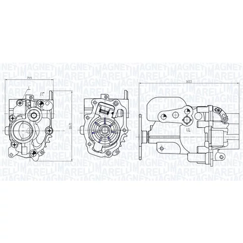 Olejové čerpadlo MAGNETI MARELLI 351516000055