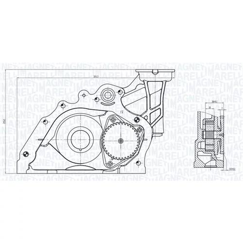 Olejové čerpadlo 351516000095 (MAGNETI MARELLI) - obr. 1