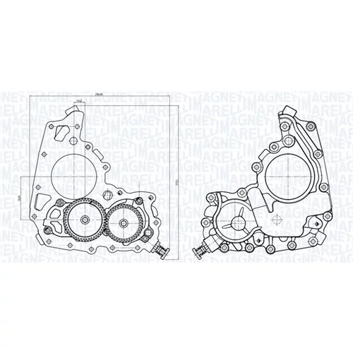 Olejové čerpadlo 351516000121 (MAGNETI MARELLI) - obr. 1