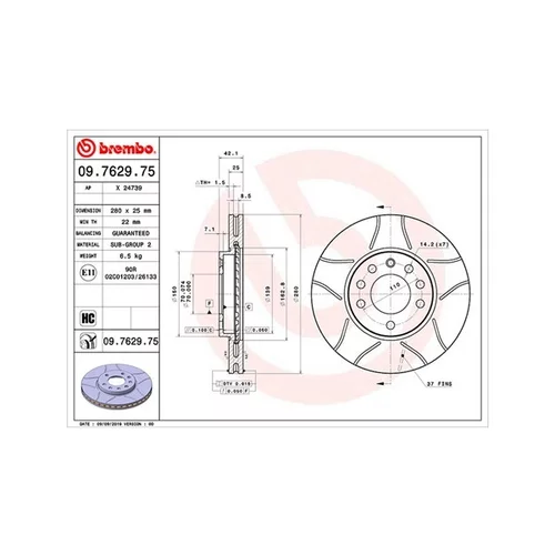 Brzdový kotúč MAGNETI MARELLI 360406038805