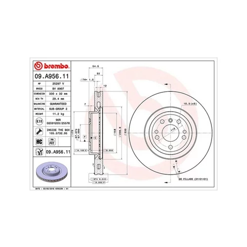 Brzdový kotúč MAGNETI MARELLI 360406122001