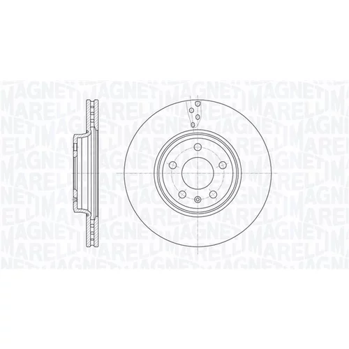Brzdový kotúč MAGNETI MARELLI 361302040580