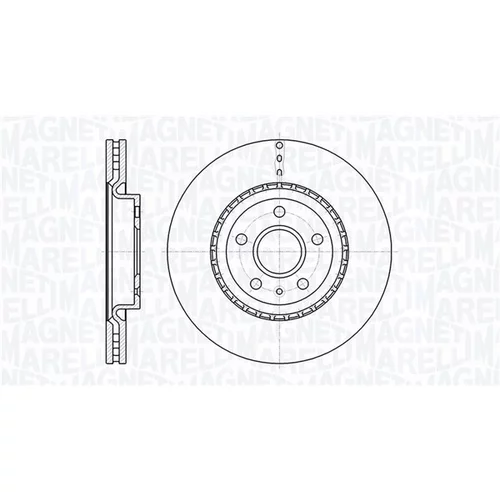 Brzdový kotúč MAGNETI MARELLI 361302040612