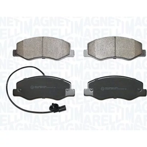 Sada brzdových platničiek kotúčovej brzdy MAGNETI MARELLI 363916061305