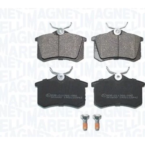 Sada brzdových platničiek kotúčovej brzdy MAGNETI MARELLI 363916061342