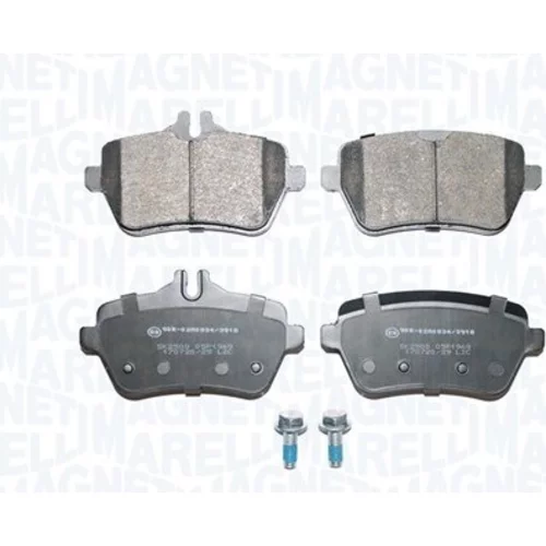Sada brzdových platničiek kotúčovej brzdy MAGNETI MARELLI 363916061385
