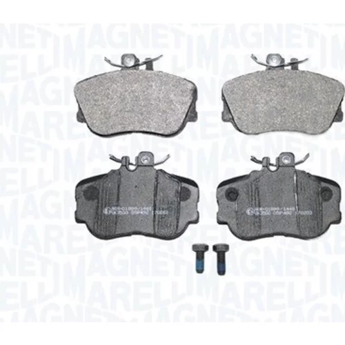 Sada brzdových platničiek kotúčovej brzdy MAGNETI MARELLI 363916061453