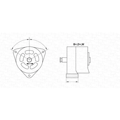 Alternátor MAGNETI MARELLI 943356468010