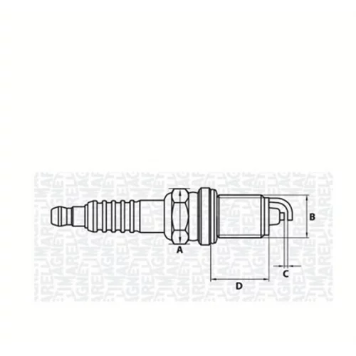 Zapaľovacia sviečka MAGNETI MARELLI 062000774304