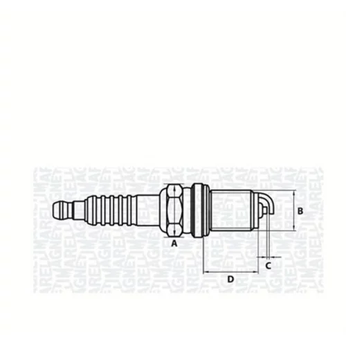 Zapaľovacia sviečka MAGNETI MARELLI 062000781304