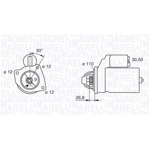Štartér MAGNETI MARELLI 063217410010