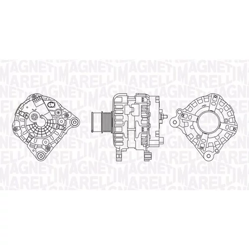 Alternátor MAGNETI MARELLI 063731161910