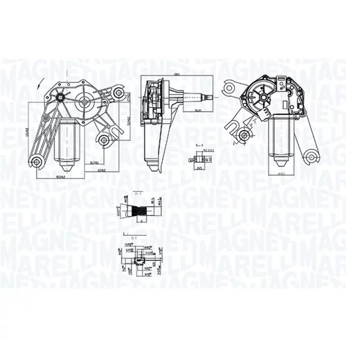 Motor stieračov MAGNETI MARELLI 064073900010