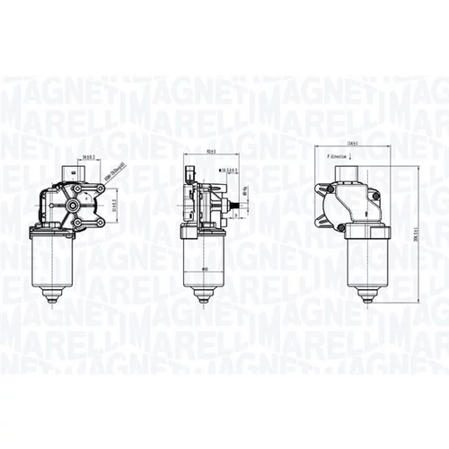 Motor stieračov 064372300010 (MAGNETI MARELLI) - obr. 2
