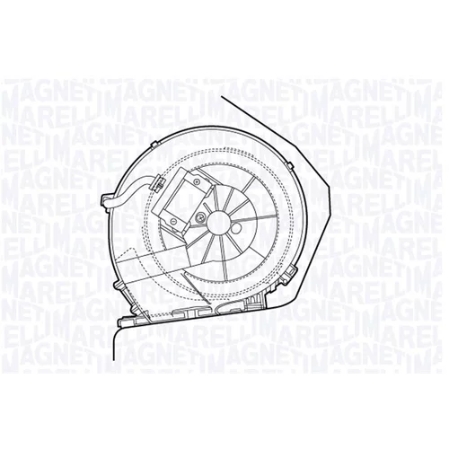 Vnútorný ventilátor MAGNETI MARELLI 069412699010