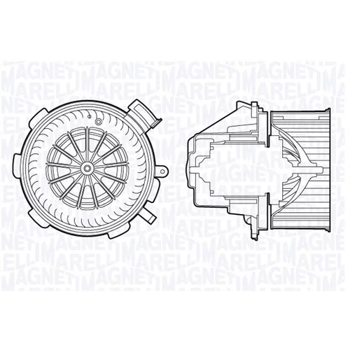 Vnútorný ventilátor MAGNETI MARELLI 069412700010