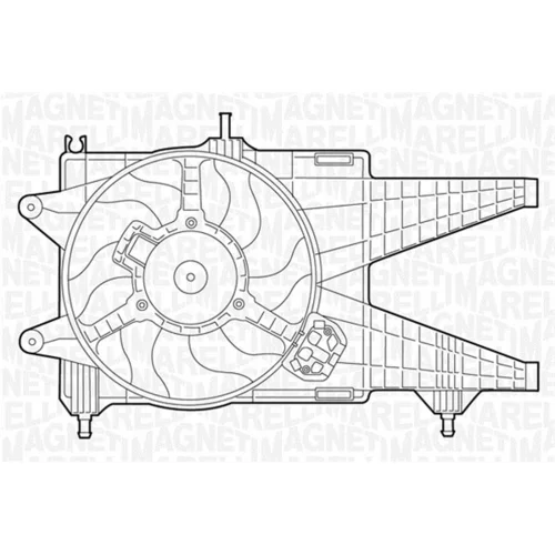 Ventilátor chladenia motora MAGNETI MARELLI 069422020010