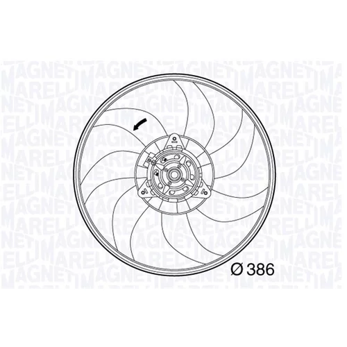 Ventilátor chladenia motora MAGNETI MARELLI 069422563010