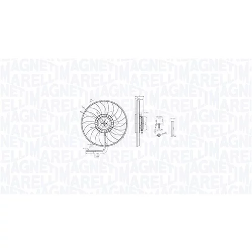 Ventilátor chladenia motora MAGNETI MARELLI 069422848010