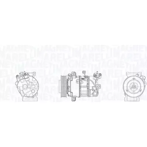 Kompresor klimatizácie MAGNETI MARELLI 350103030018