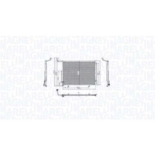 Kondenzátor klimatizácie MAGNETI MARELLI 350203103700