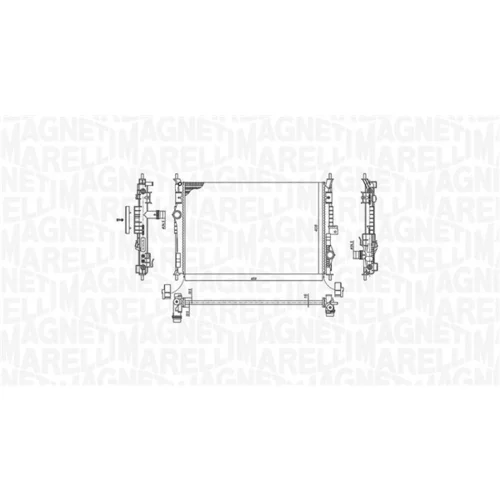 Chladič motora 350213199600 (MAGNETI MARELLI) - obr. 1