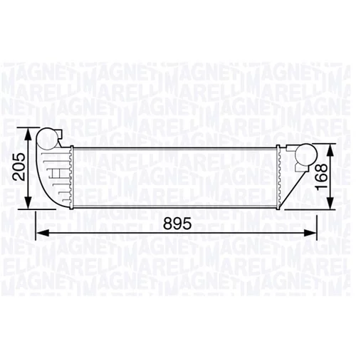 Chladič plniaceho vzduchu MAGNETI MARELLI 351319203580