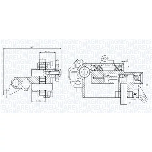 Olejové čerpadlo 351516000061 (MAGNETI MARELLI) - obr. 1