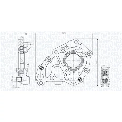 Olejové čerpadlo 351516000153 (MAGNETI MARELLI) - obr. 2