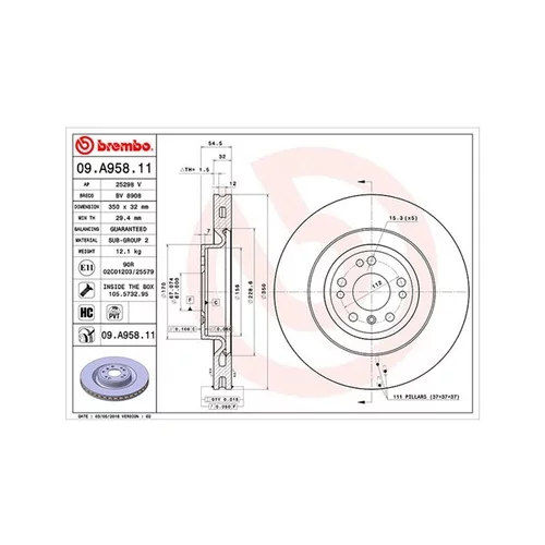 Brzdový kotúč MAGNETI MARELLI 360406122101