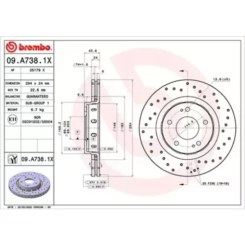 Brzdový kotúč MAGNETI MARELLI 360406176102