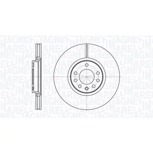 Brzdový kotúč MAGNETI MARELLI 361302040140