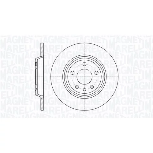 Brzdový kotúč MAGNETI MARELLI 361302040349