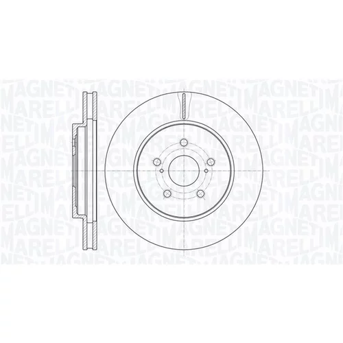 Brzdový kotúč MAGNETI MARELLI 361302040705