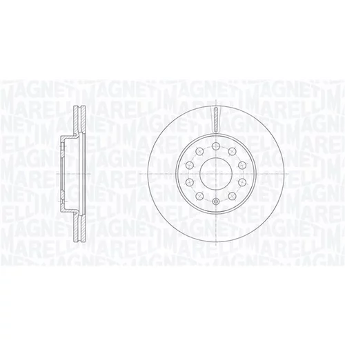 Brzdový kotúč MAGNETI MARELLI 361302040797