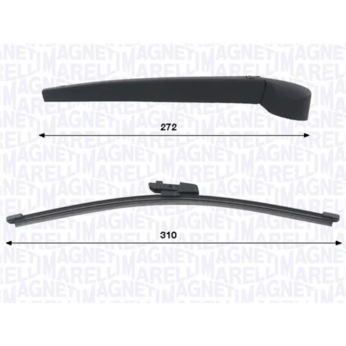 Sada ramienka stierača, čistenie okien MAGNETI MARELLI 000723180476