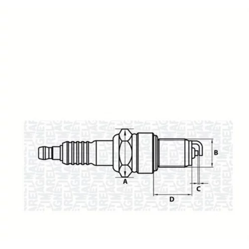 Zapaľovacia sviečka 062000773304 (MAGNETI MARELLI)