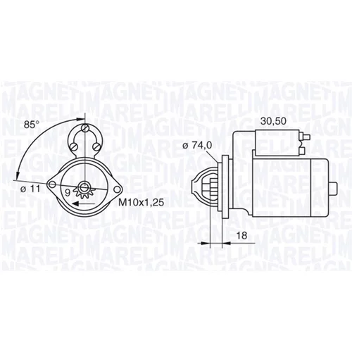 Štartér MAGNETI MARELLI 063280049010