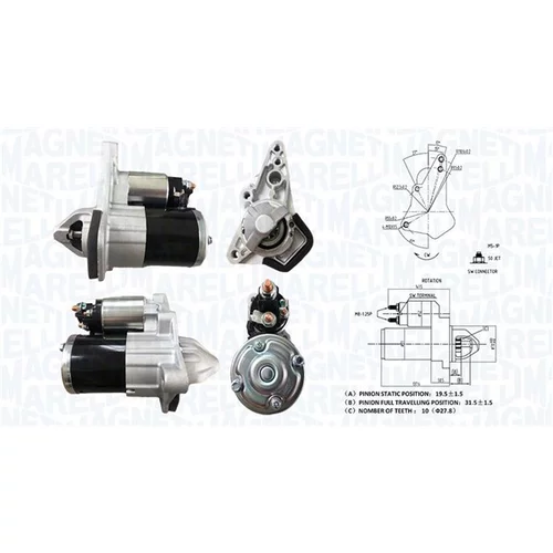 Štartér MAGNETI MARELLI 063723537010