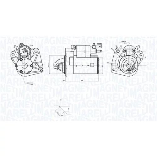 Štartér 063726092010 (MAGNETI MARELLI) - obr. 1